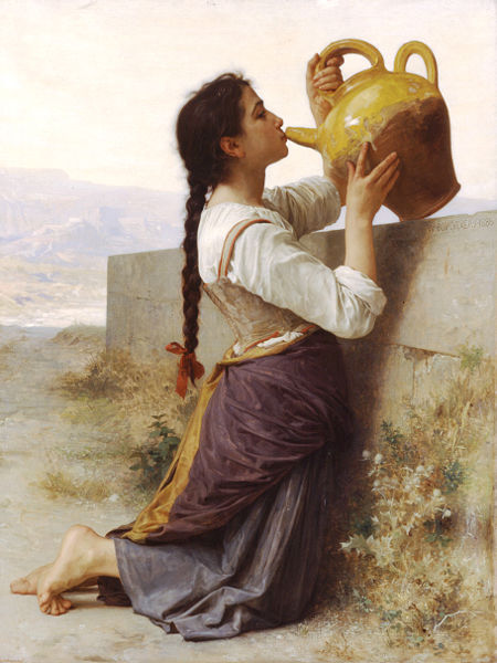 William-Adolphe Bouguereau (1825-1905) - Thirst (1886)