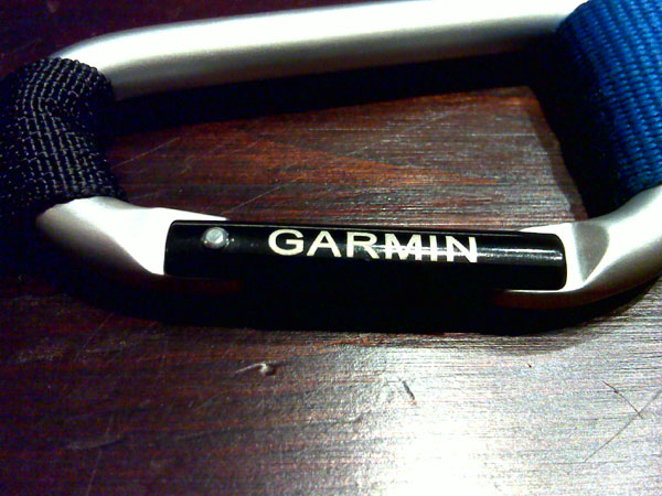 Macro-Aufnahme Garmin-Clip