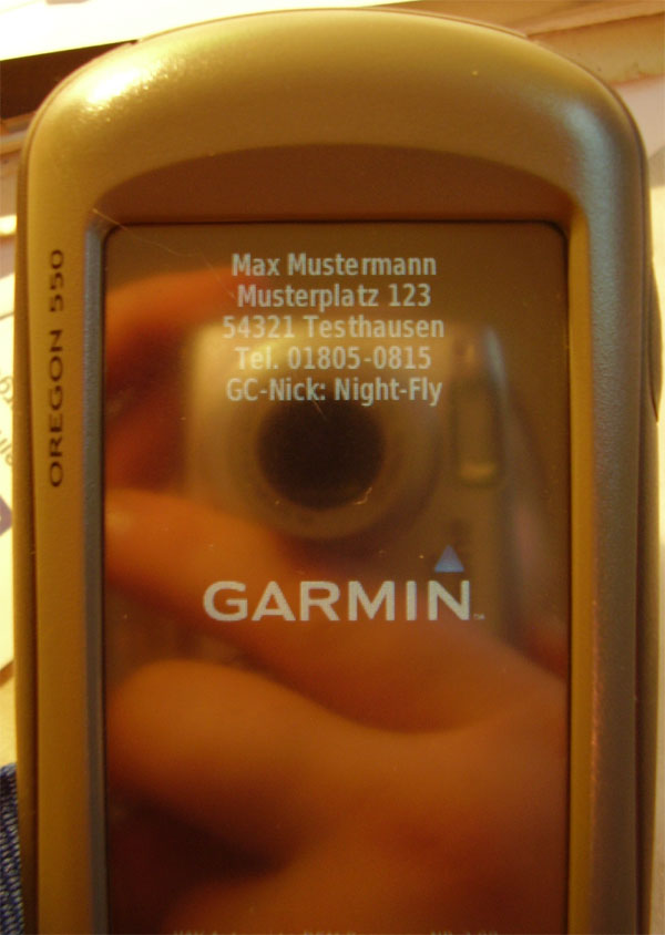 5zeiliger Infotext beim Gerätestart... 5zeiliger Infotext beim Gerätestart...